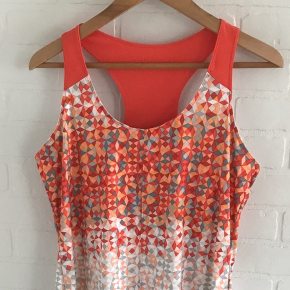 Columbia Dresses & Skirts - Columbia - sleeveless sporty Orange/white/gray dress - Women Size L